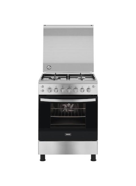 4 Burners Gas Cooker Coolcast ZCG61296XA Silver/Black