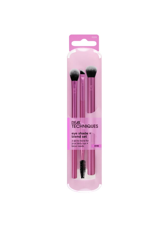 REAL TECHNIQUES Eye Shade And Blend Brush Set Purple/Black - Image 2