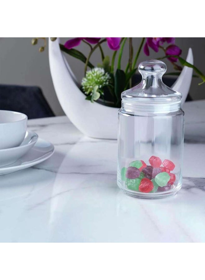 Luminarc POT CLUB PLAIN JAR 1L W/LID-CLEAR Transparent - Image 1