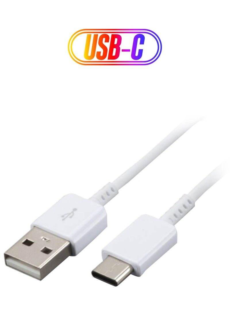 كابل شحن ومزامنة بيانات USB Type-C أبيض