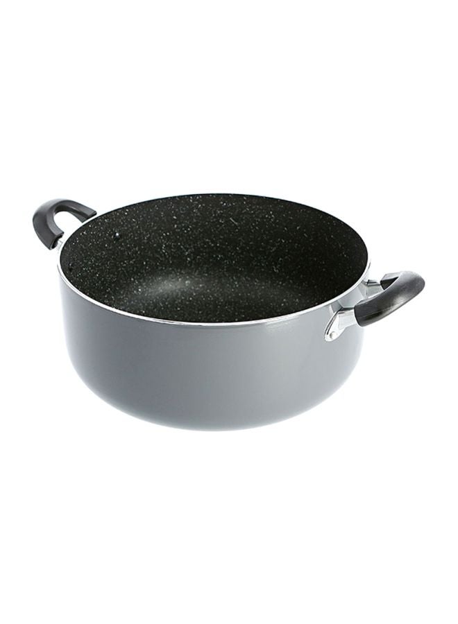 ديلكاسا كسرولة من الألومنيوم مانعة للالتصاق رمادي/ شفاف/ أسود 28سم - Image 2