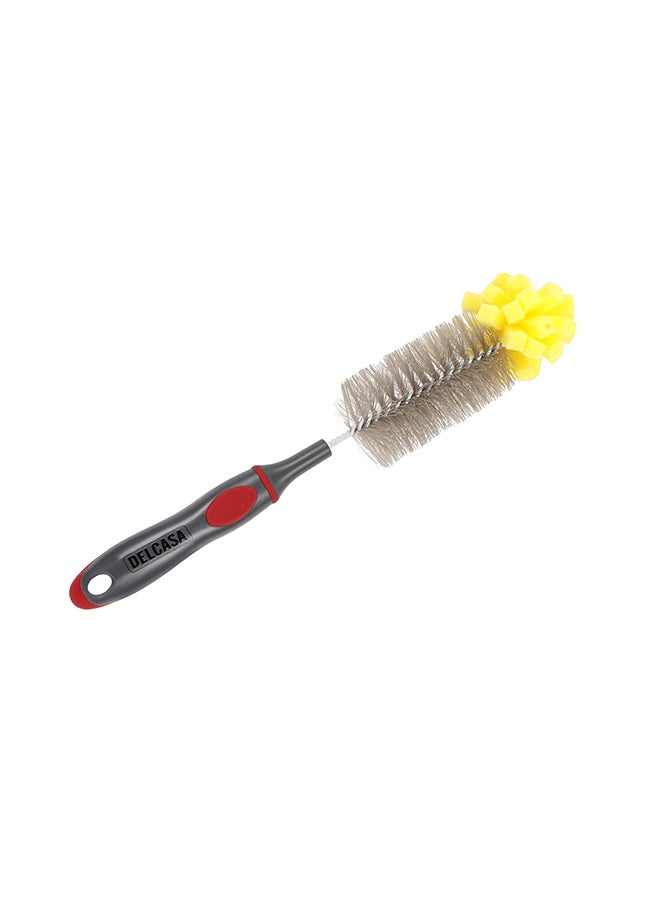 DELCASA Plastic Cleaning Brush White/Grey/Yellow  - Image 1