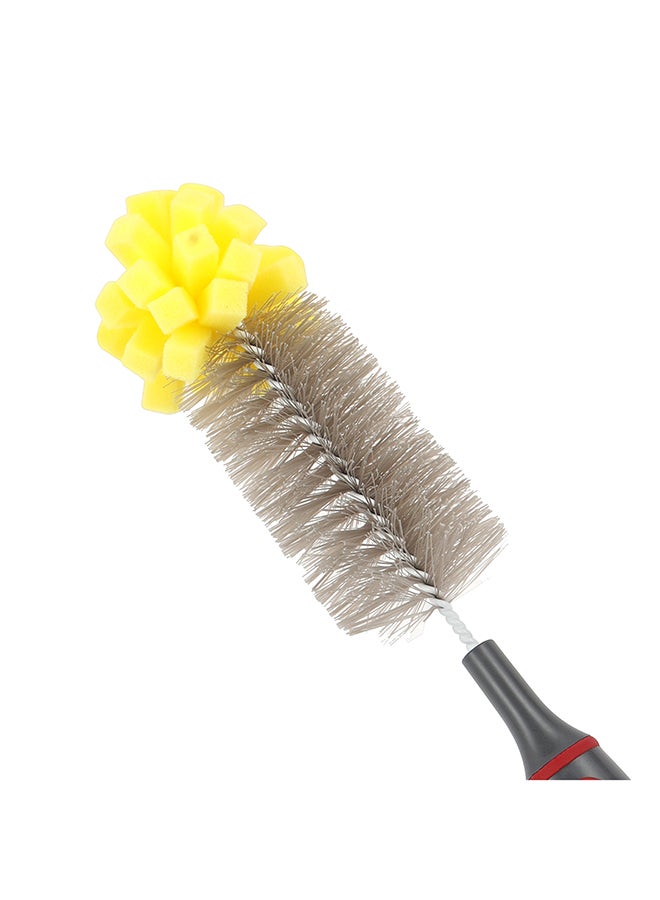 DELCASA Plastic Cleaning Brush White/Grey/Yellow  - Image 2
