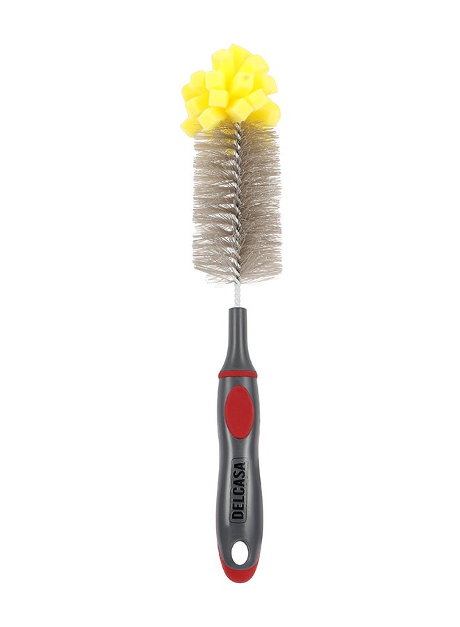 DELCASA Plastic Cleaning Brush White/Grey/Yellow  - Image 3
