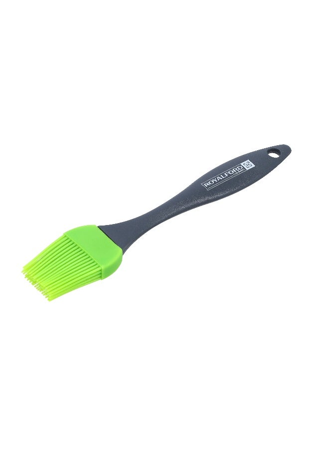 Royalford - Silicone Brush Polymer Handle Dishwasher Safe 20.5X4.2Cm Multicolor - Image 1