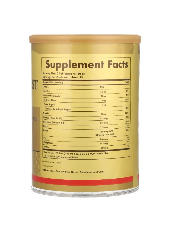 Solgar Brewer's Yeast Powder, 14 oz (400 g) - Image 5