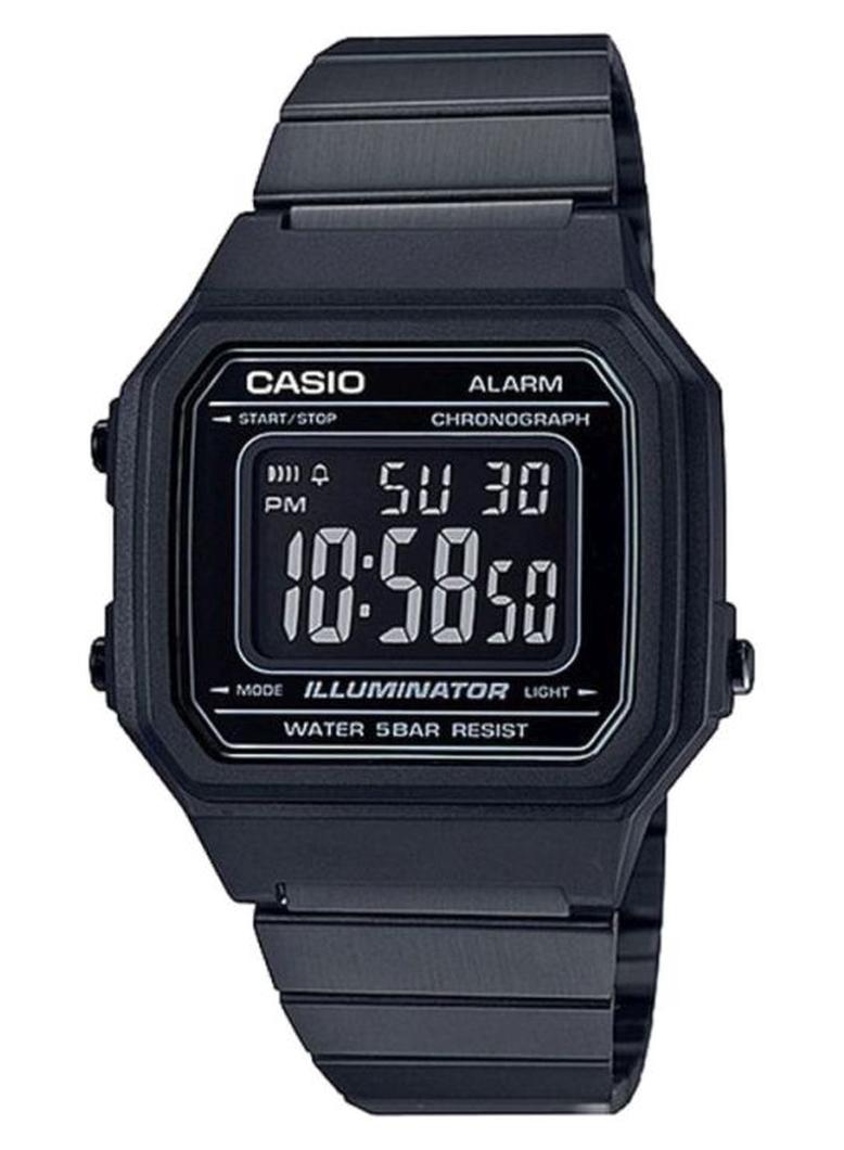كاسيو ساعة رقمية مقاومة للماء B650WB-1BDF باللون الأسود - Image 1