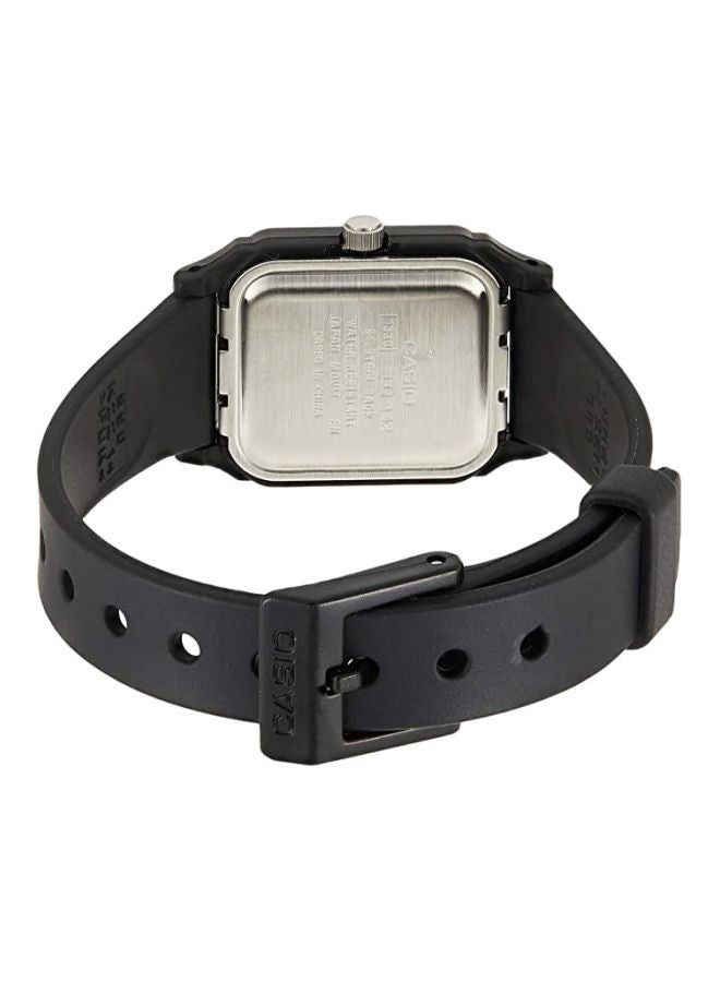 كاسيو ساعة يد بعقارب ومقاومة للماء طراز LQ-142E-9ADF - مقاس 32 مم - لون أسود للنساء - Image 2