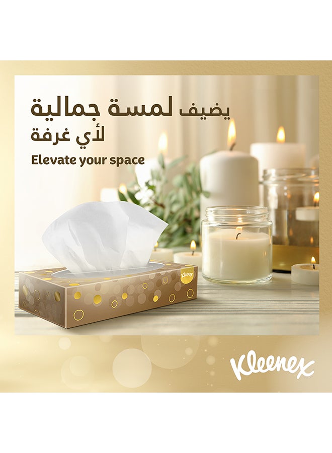 Kleenex - 3 Ply Silk Facial Tissue For Gentle Care 6 Boxes White 50 Sheets - Image 1