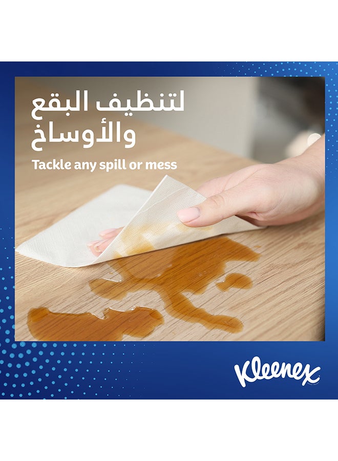 Kleenex Viva Multi-Purpose Ultra Absorbent Paper Towel Rolls, Pack of 10+2 Free White - Image 3