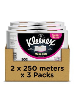 Kleenex Multipurpose Mega Kitchen Paper Towel Tissue 6 Rolls White 250.0meter  - Image 1