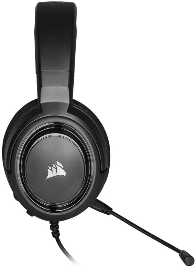 CORSAIR - Corsair HS35 - Stereo Gaming Headset - Memory Foam Earcups - Works with PC, Mac, Xbox Series X/ S, Xbox One, PS5, PS4, Nintendo Switch, iOS and Android - Carbon Black - Image 1