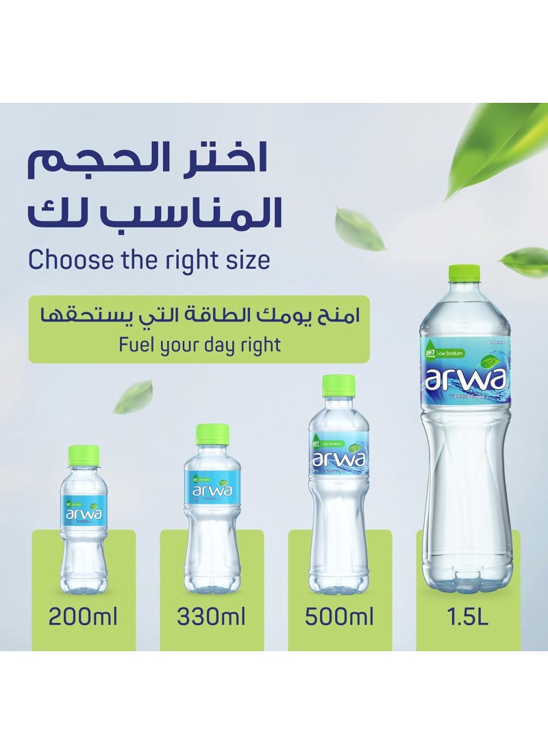 أروى مياه معدنية 330ملليلتر عبوة من 24 قطعة - Image 3