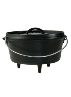 LODGE 5 Quart Deep Camp Dutch Oven Black 5 Quartinch  - Image 1