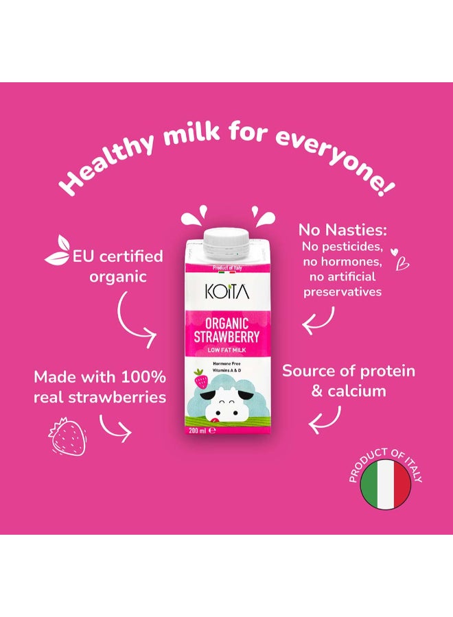 Koita Organic Milk Strawberry 200ml - Image 4