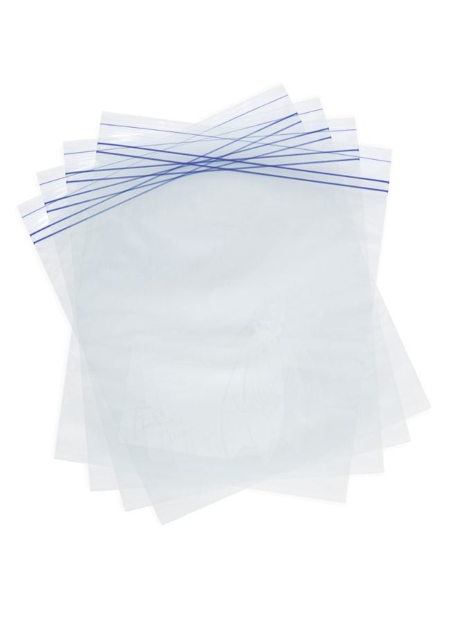 Fun Zipper Freezer Bags 30x40cm Pack of 15 Clear  - Image 4