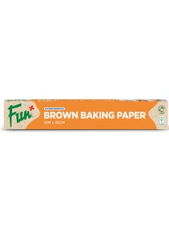 Fun Baking Paper Brown 10x30cm  - Image 1