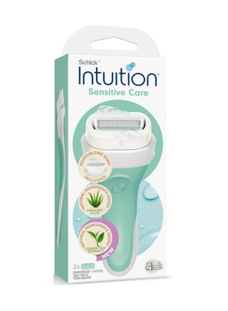 Intuitionâ®, Sensitive Careâ®, Organic Aloe, 1 Razor, 2 Cartridges Green 10grams - pnsku/N31783938A/45/_/1746687800/46494111-61a8-4a40-b377-eb3239d8d7b9