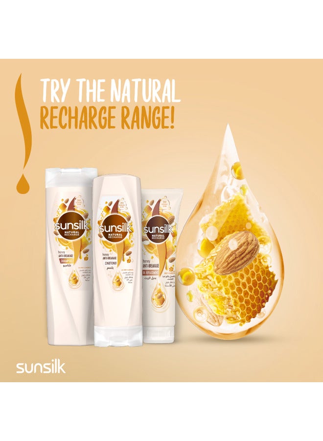 Sunsilk - Naturals, Shampoo And Conditioner, Honey Anti-Breakage, With Honey And Almond Oil, 24hr Fragrance 400+320ml Pack of 2 - Image 1