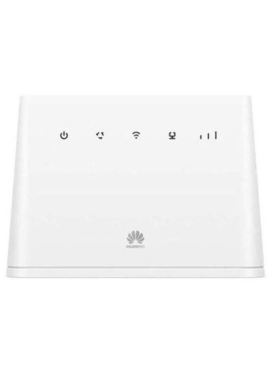 هواوي راوتر 4G LTE بسرعة 150 ميجا بت في الثانية واي فاي N300 بمنفذ جيجابت 1400.0 مللي أمبير / ساعة أبيض - Image 1