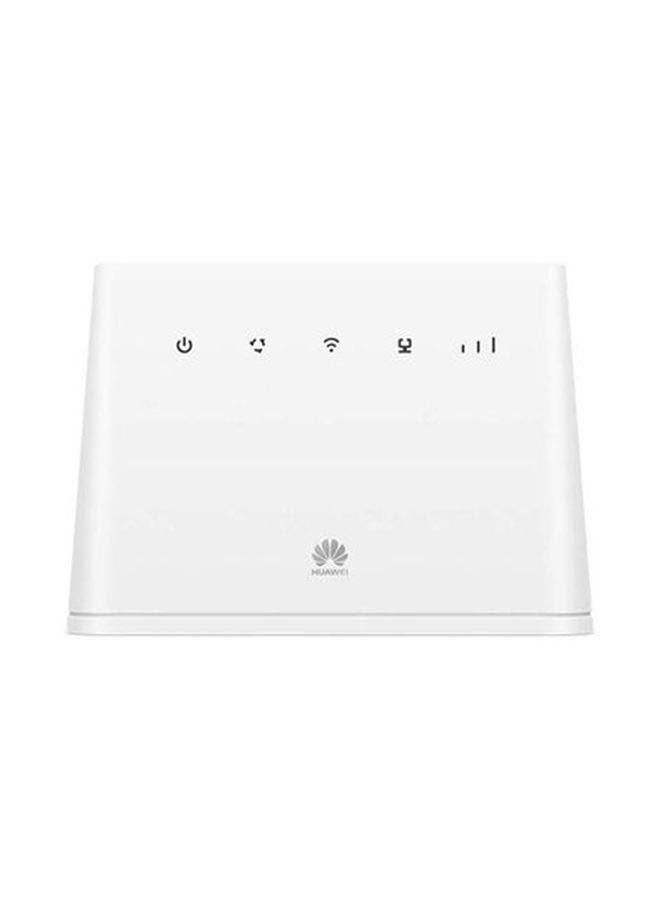 هواوي راوتر 4G LTE بسرعة 150 ميجا بت في الثانية واي فاي N300 بمنفذ جيجابت 1400.0 مللي أمبير / ساعة أبيض - Image 1