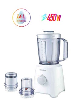 Countertop Blender 1.6 L 450 W BLP304WH White/Clear