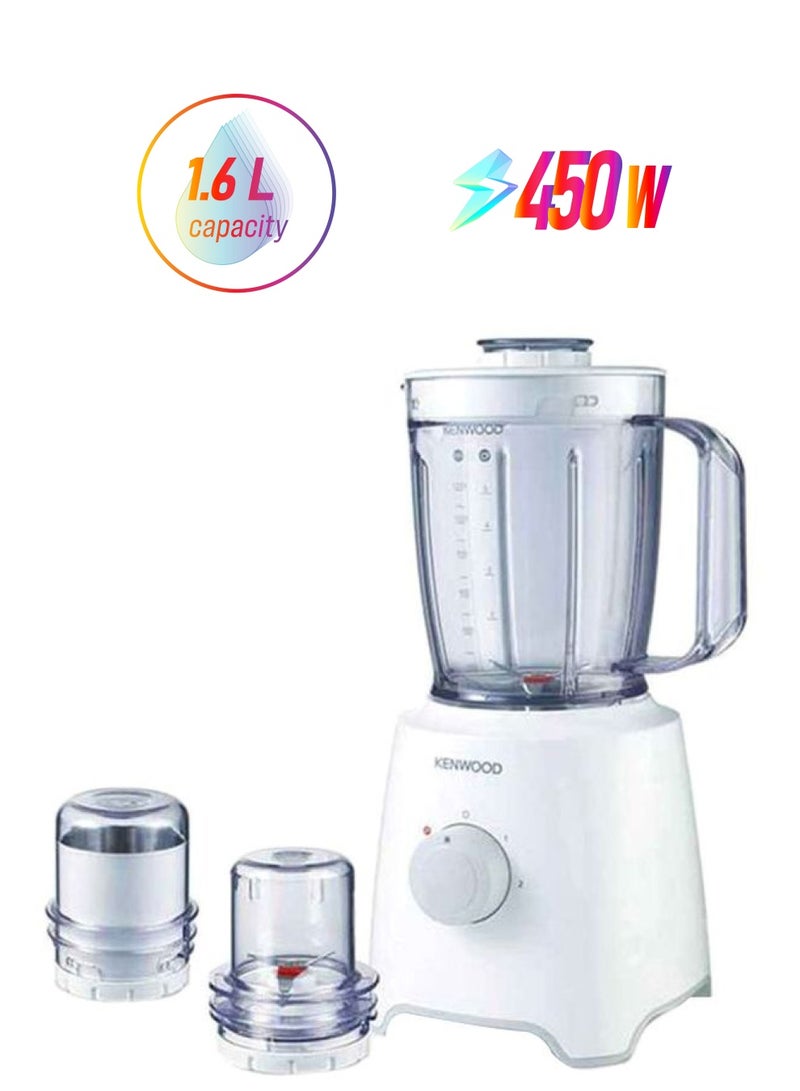 KENWOOD - Countertop Blender 1.6 L 450 W BLP304WH White/Clear - Image 1