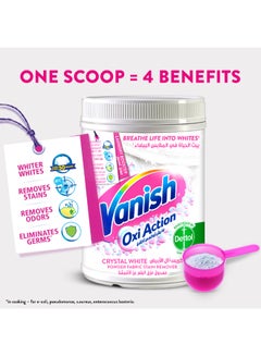 Vanish Stain Remover Oxi Action Powder For Whites 900grams  - Image 3