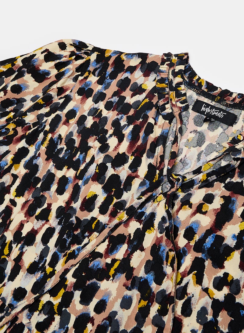 High Streets Floral Print Blouse Multicolour - Image 3