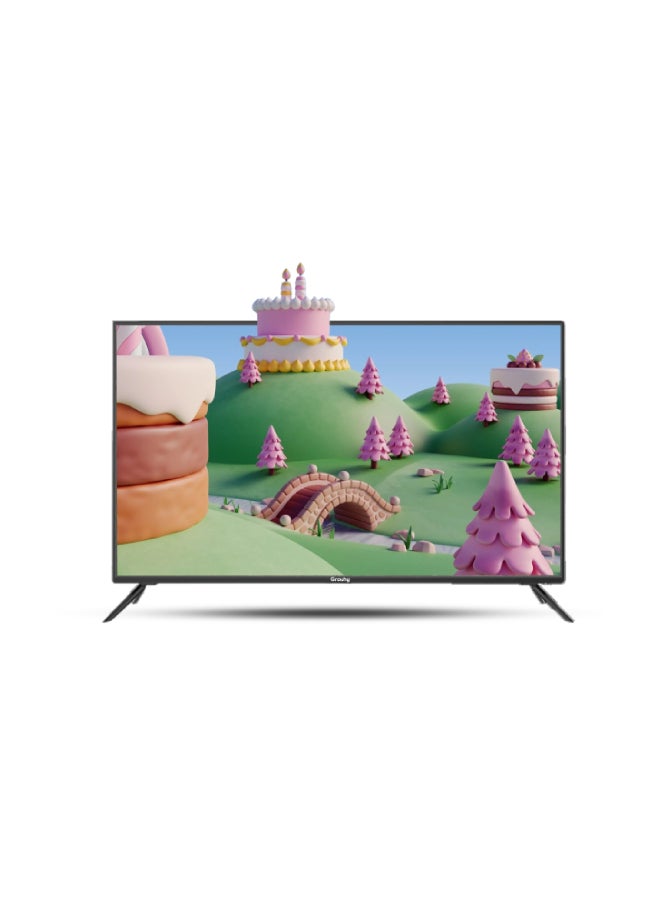 Grouhy 32 Inch LED HD TV GLD32NA Black  - Image 1