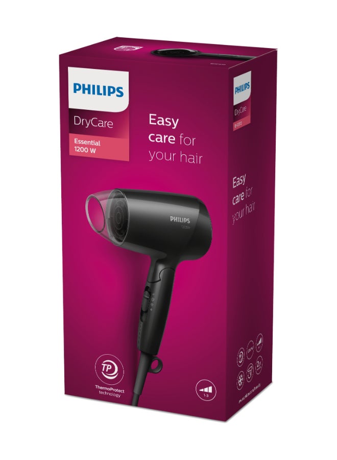 Philips - Essential Care Dryer BHC010/13 Black - Image 1