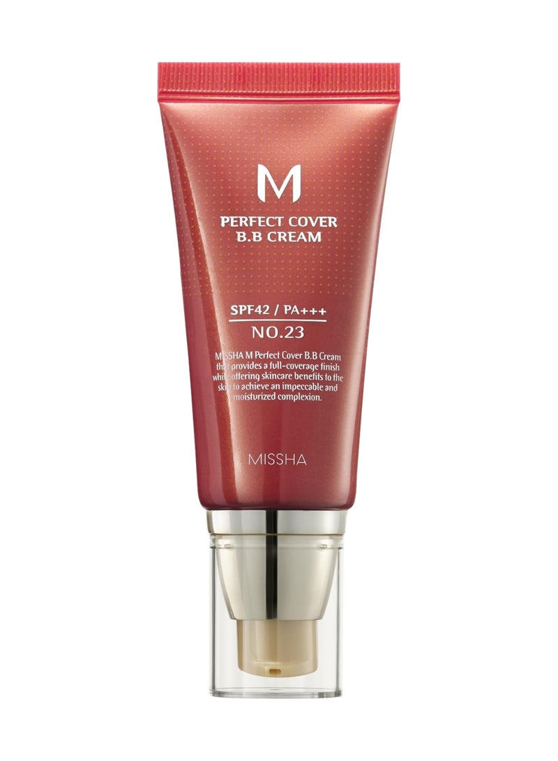 Missha M Perfect Cover BB Cream SPF42/PA+++ 23 Beige - Image 1