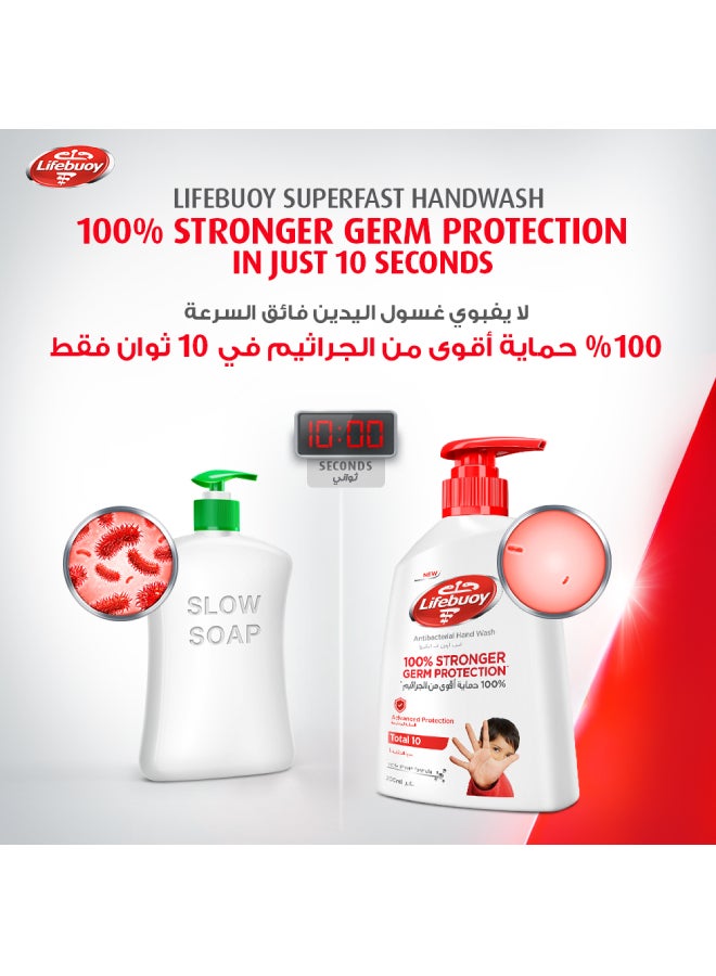 Lifebuoy Total 10 Liquid Hand Wash Pack Of 2 200ml - Image 3