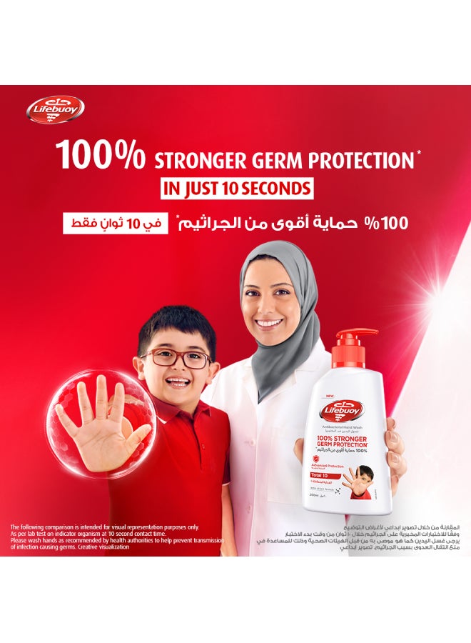 Lifebuoy Total 10 Liquid Hand Wash Pack Of 2 200ml - Image 4