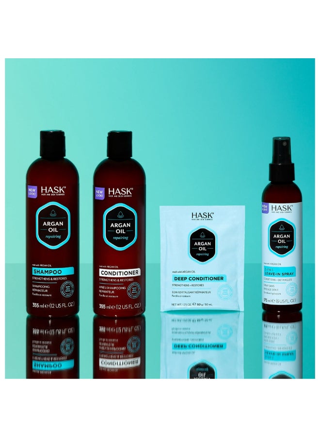 HASK - Argan Shampoo 355Ml  X 2 Dual Pack 355ml - Image 1
