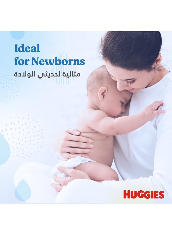Huggies - Pure Baby Wipes, 99% Pure Water Wipes, 3 Pack x 56 Wipes, 168 Count - Image 1