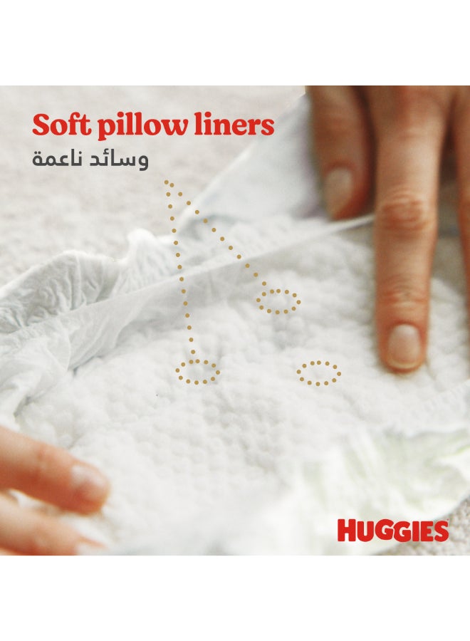 Huggies - Extra Care Newborn, Size 2, 4 - 7 kg, Twin Jumbo Pack, 128 Diapers - Image 1