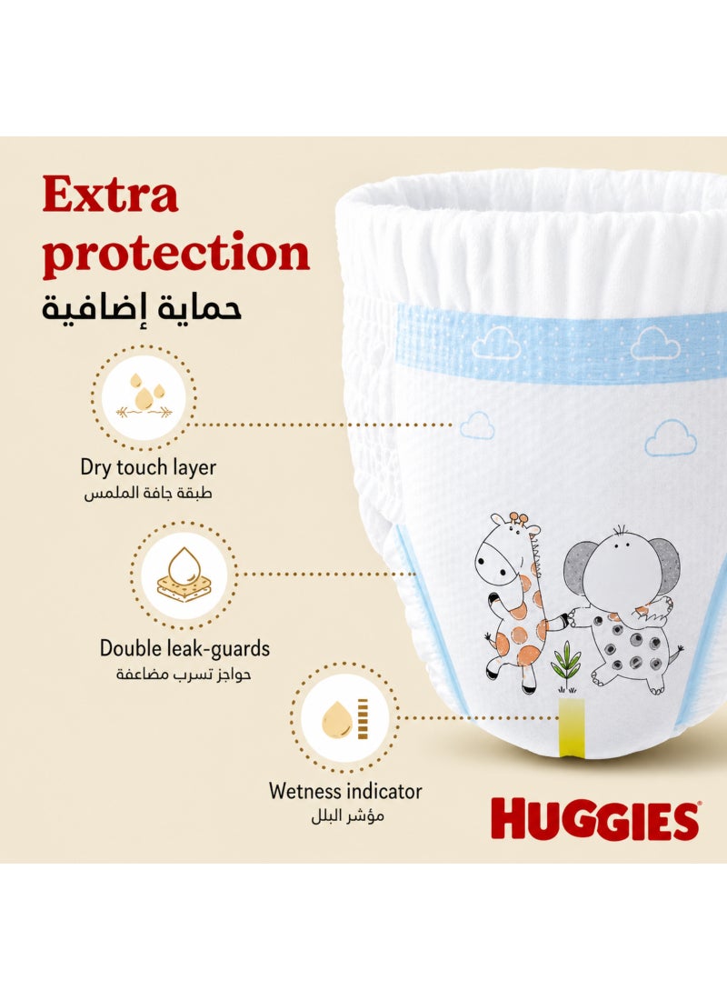 HUGGIES Extra Care Baby Pants Diapers, Size 3, 6 - 11 Kg, 176 Count (44 x 4) - Cloud Soft Comfort - Image 2