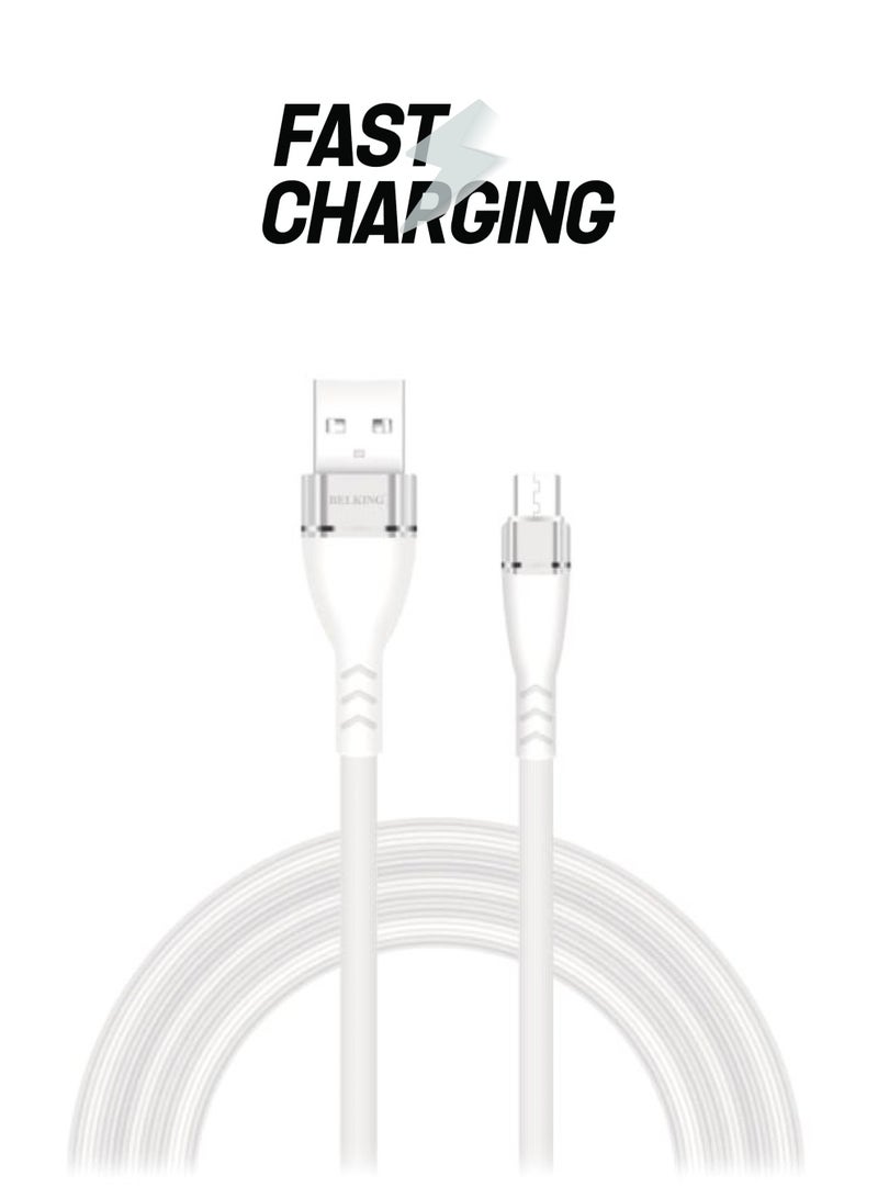 Belking USB Charge And Sync Cable White - Image 1