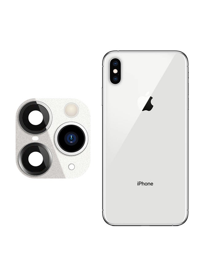 MARGOUN - Duplicate Camera Lens For Apple iPhone X silver - Image 1