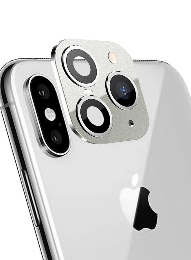 MARGOUN - Duplicate Camera Lens For Apple iPhone X silver - Image 1
