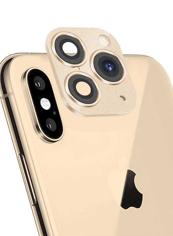 MARGOUN - Duplicate Camera Lens For Apple iPhone X gold - Image 1