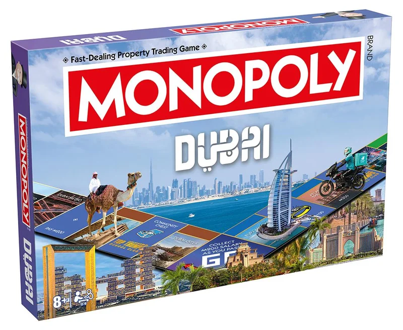 Monopoly Dubai UAE Official Refresh Edition 2 | Board Game | Family Game | Challenging Game | Strategy Games | Games for Kids and Adults