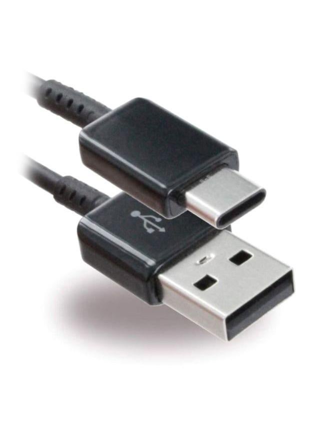 سامسونج كابل شحن ومزامنة بيانات نوع سي أسود - Image 3