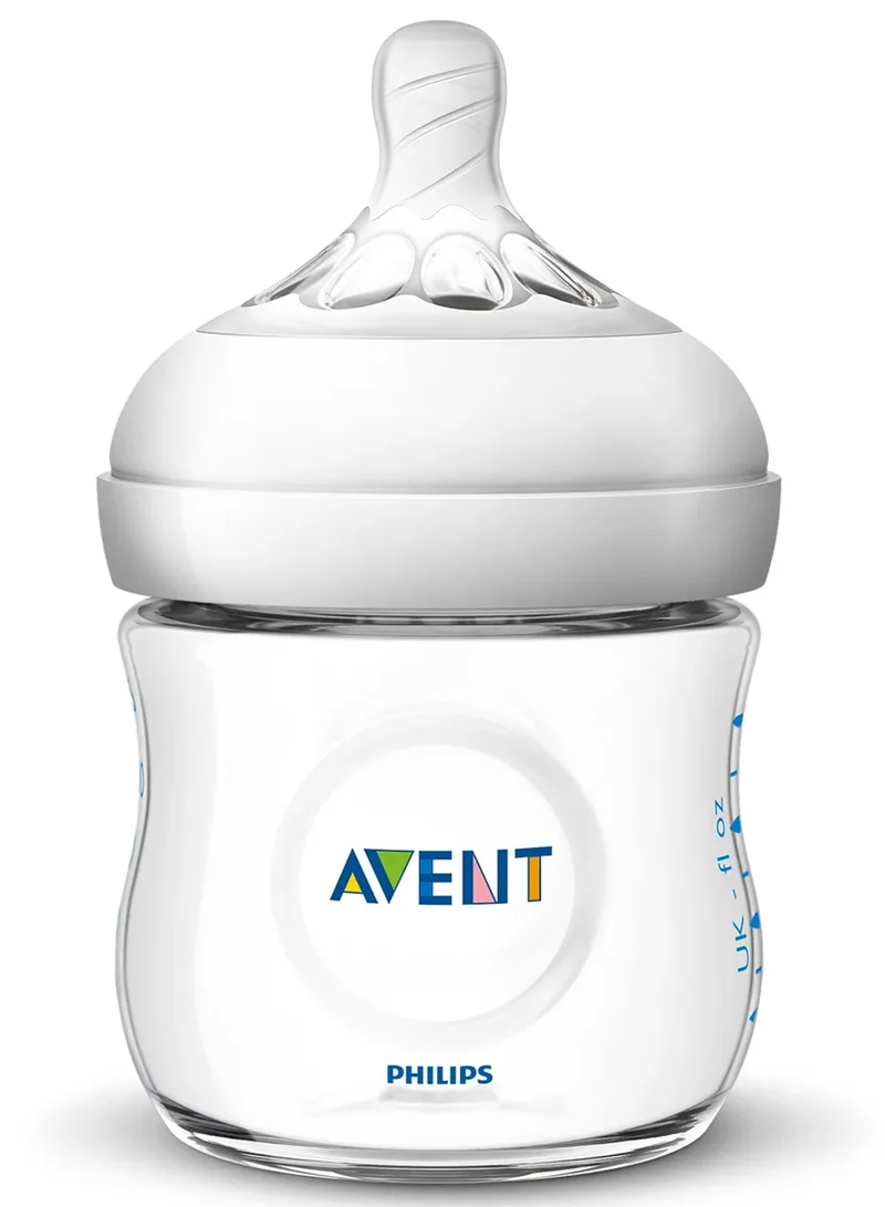 Philips Avent Natural Response Baby Feeding Bottle  125Ml  | No.1 Brand Recommended By Moms Worldwide |Natural Response Technology Mimics Breastfeeding | Uniquely Designed Nipple Releases Milk Only When Baby Drinks
