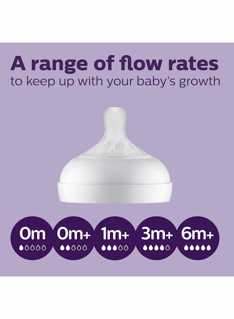 Philips Avent Natural Response Baby Feeding Bottle  330Ml  | No.1 Brand Recommended By Moms Worldwide |Natural Response Technology Mimics Breastfeeding | Uniquely Designed Nipple Releases Milk Only When Baby Drinks