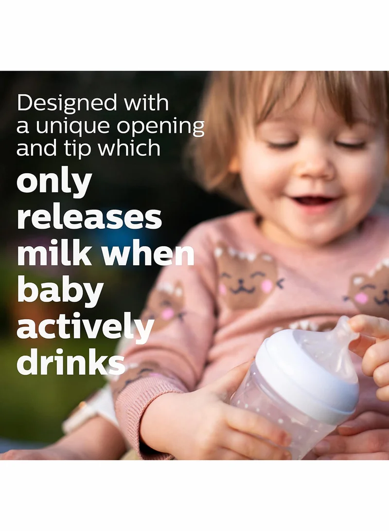 Philips Avent Natural Response Baby Feeding Bottle  330Ml  | No.1 Brand Recommended By Moms Worldwide |Natural Response Technology Mimics Breastfeeding | Uniquely Designed Nipple Releases Milk Only When Baby Drinks