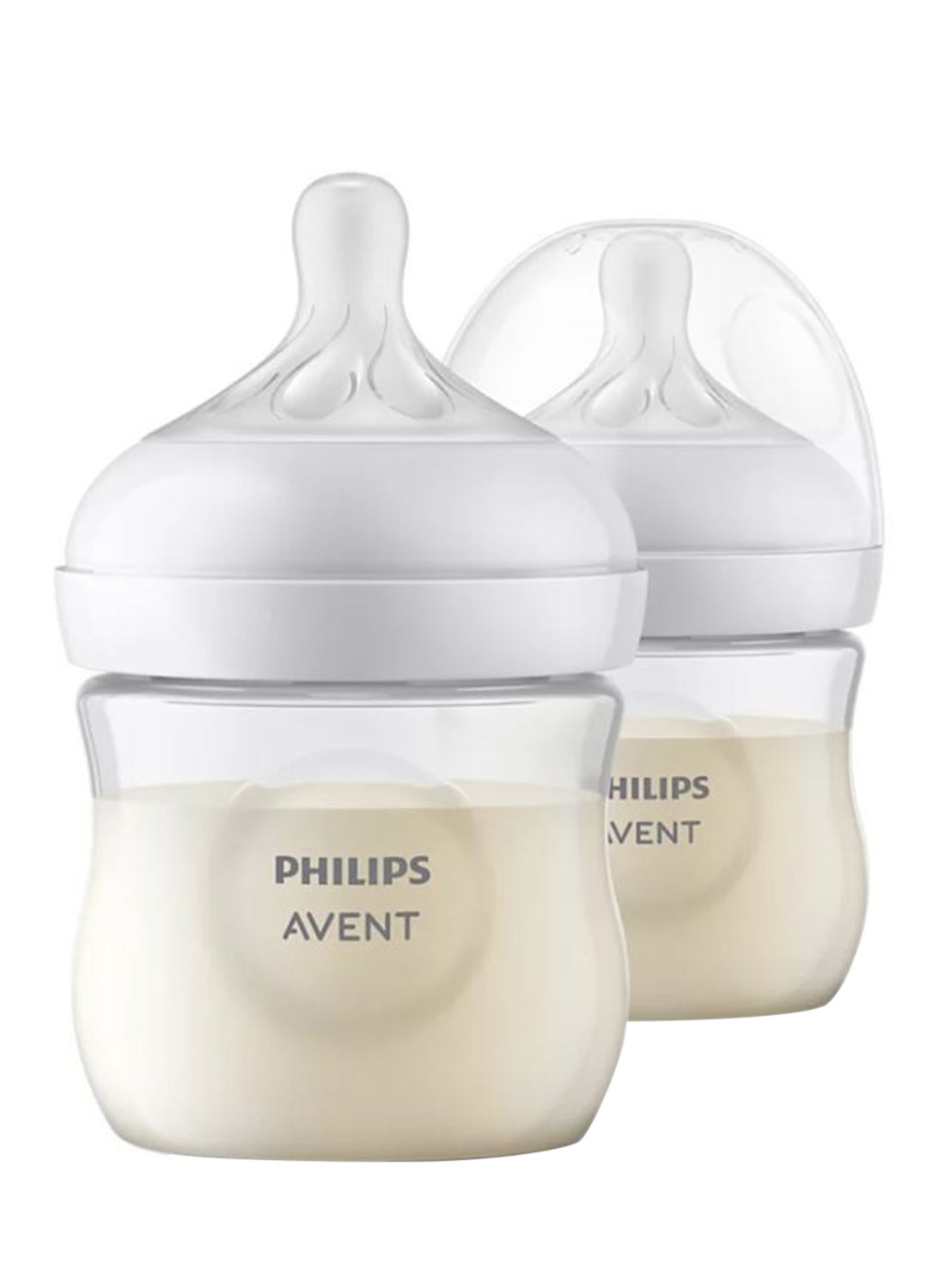 Pack Of 2 Natural 3.0 Feeding Bottle 125 ml - White 