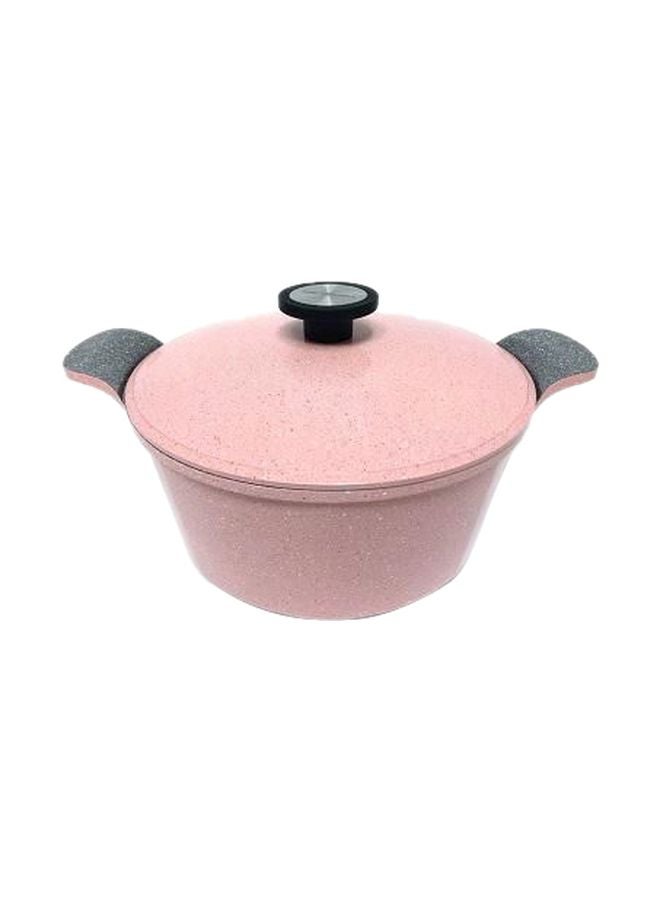 Neoflam Non-Stick Stockpot With Lid Pink 26cm