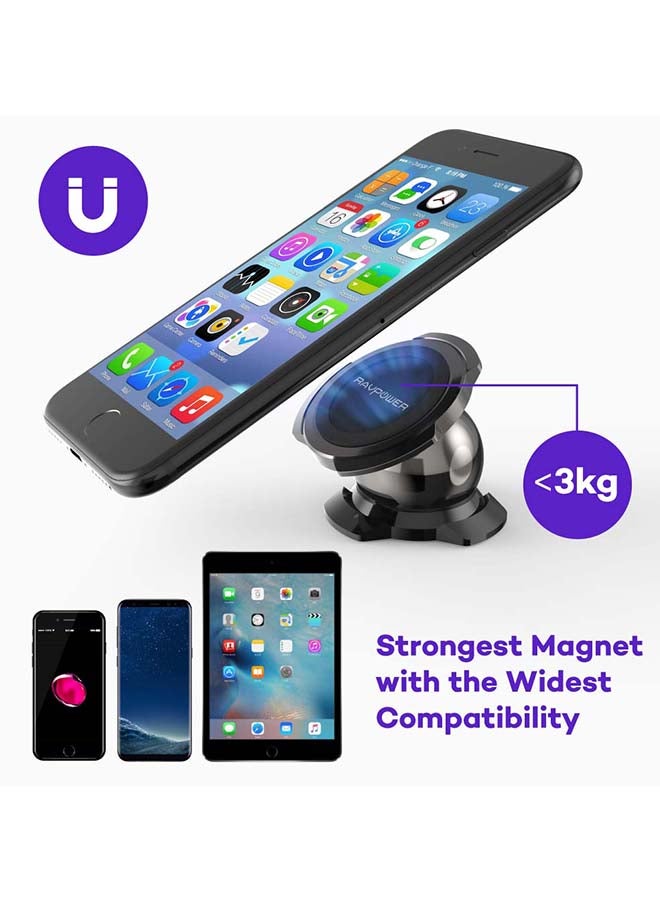 راف باور حامل جوال مغناطيسي للسيارة من راف باور - اسود أسود/ رمادي - Image 3